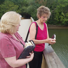 Praying over the Potomac River